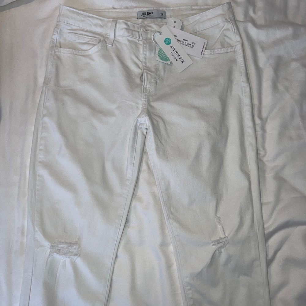 White jeans